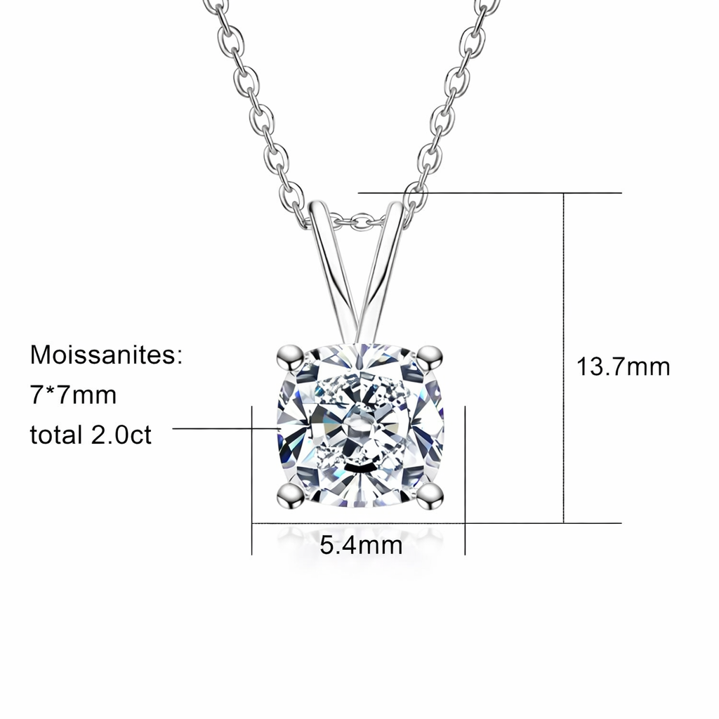 Pendentifs Femme Moissanite D Color VVS1 - Liv