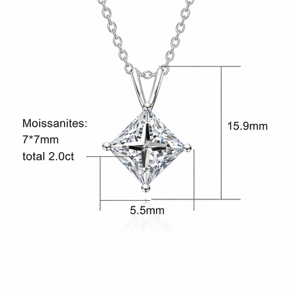 Pendentifs Femme Moissanite D Color VVS1 - Freya