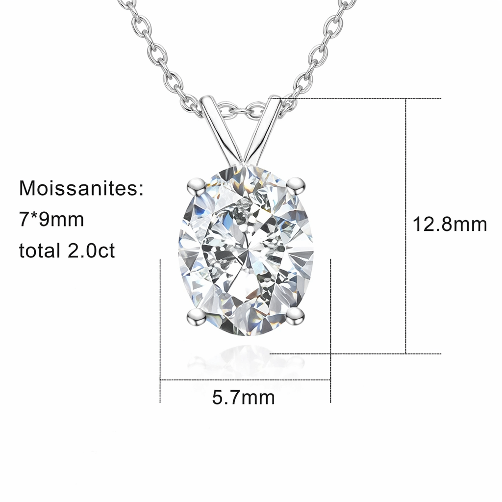 Colliers Moissanite D Color VVS1 - Cordélia