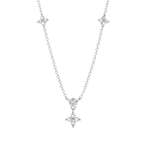 Pendentifs Femme Moissanite D Color VVS1 - Trèfle