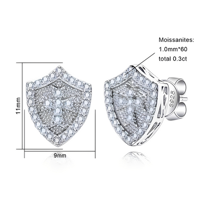 Boucles D'oreilles en Moissanite D Color VVS1 - Calypso