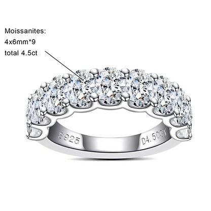 Bague de Mariage Moissanite D Color VVS1 - Mila