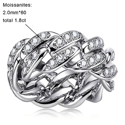 Bague Mariage Moissanite D Color VVS1 - Lia