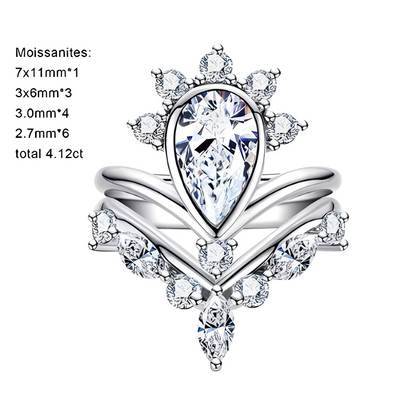 Bague de Fiançailles Femme Moissanite D Color VVS1 - Zazi