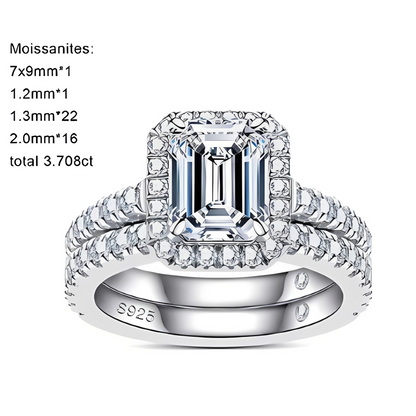 Bague de Fiançailles Moissanite D Color VVS1 - Barbara