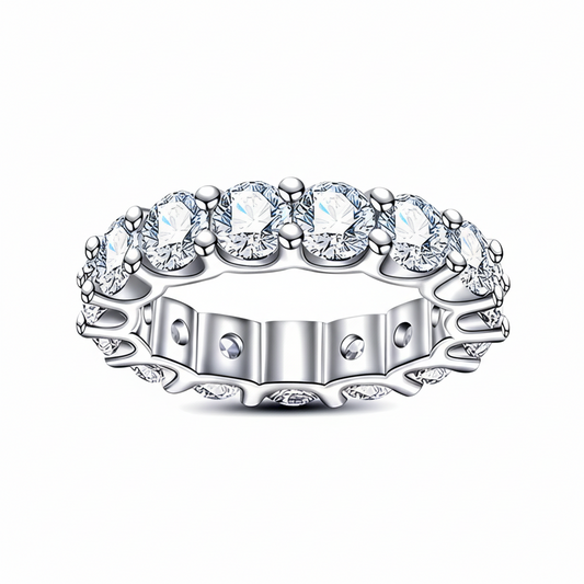 Alliance de Mariage Femme Moissanite D Color VVS1 - Juliette