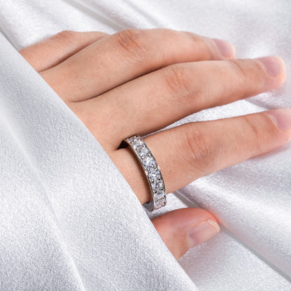 Bague de Mariage Femme Moissanite D Color VVS1 - Inès