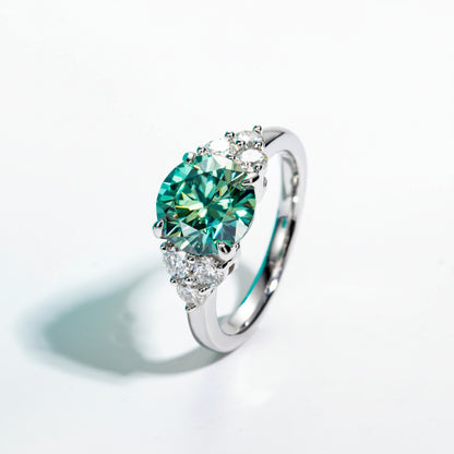 Bague de Fiançailles Moissanite D Color VVS1 - Soline