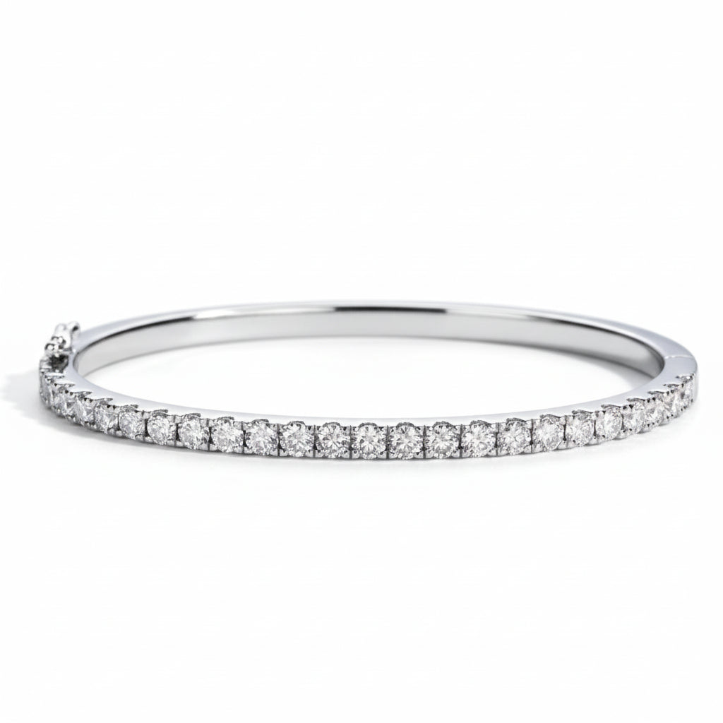 Bracelets Femme Moissanite D Color VVS1 - Demi Éternité