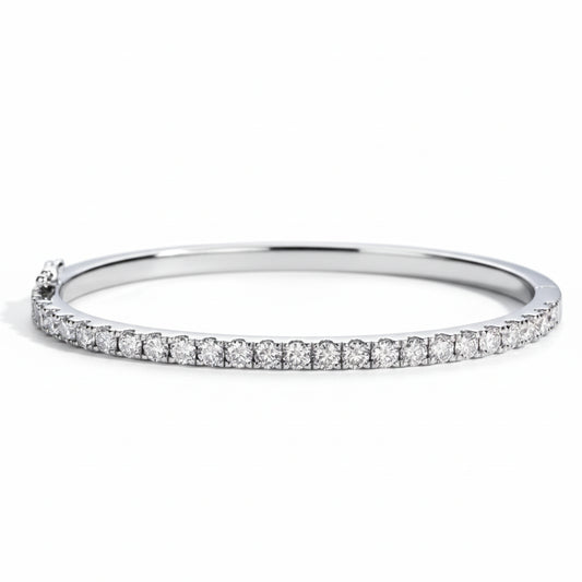 Bracelets Femme Moissanite D Color VVS1 - Demi Éternité