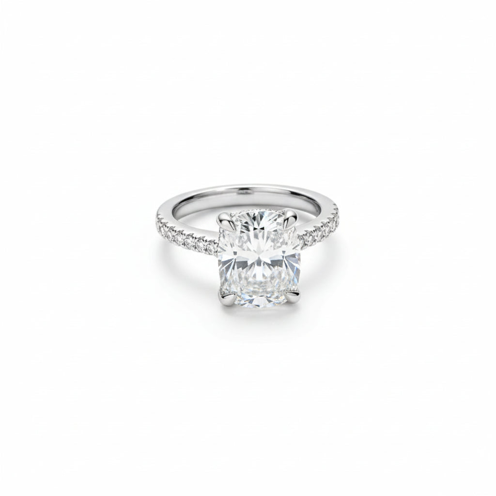 Bague de Fiançailles Femme Moissanite D Color VVS1 - Mia