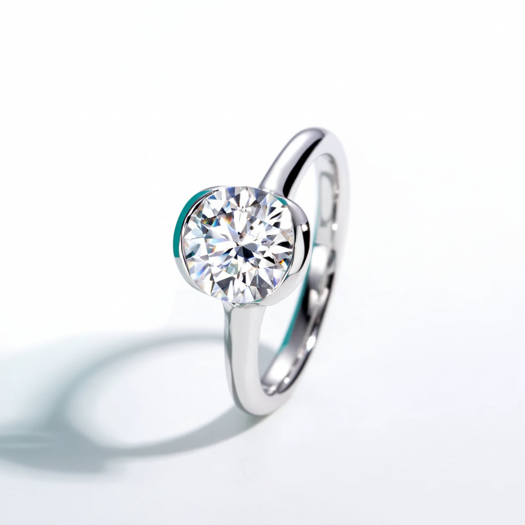 Bague de Fiançailles Moissanite D Color VVS1 - Astrid
