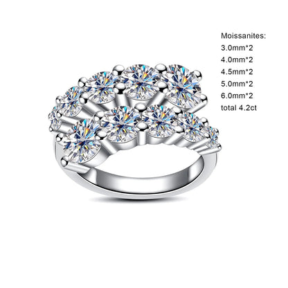 Alliance de Mariage Femme Moissanite D Color VVS1 - Diane