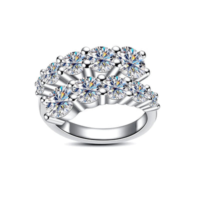 Alliance de Mariage Femme Moissanite D Color VVS1 - Diane