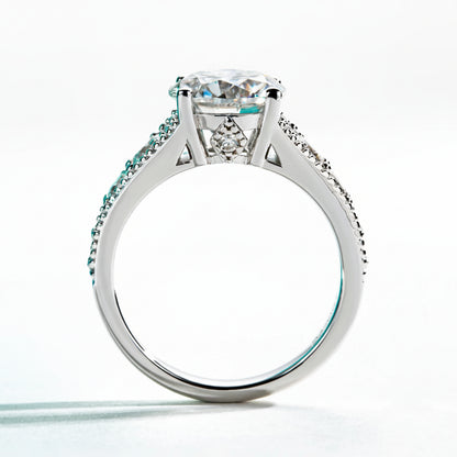 Bague de Fiançailles Moissanite D Color VVS1 - Cindy