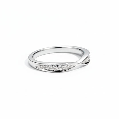 Bague Mariage Moissanite D Color VVS1 - Rose