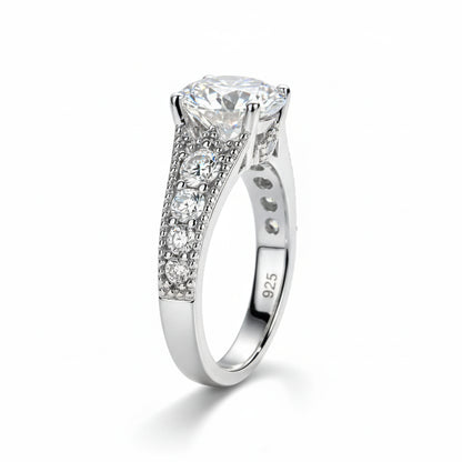 Bague de Fiançailles Moissanite D Color VVS1 - Cindy