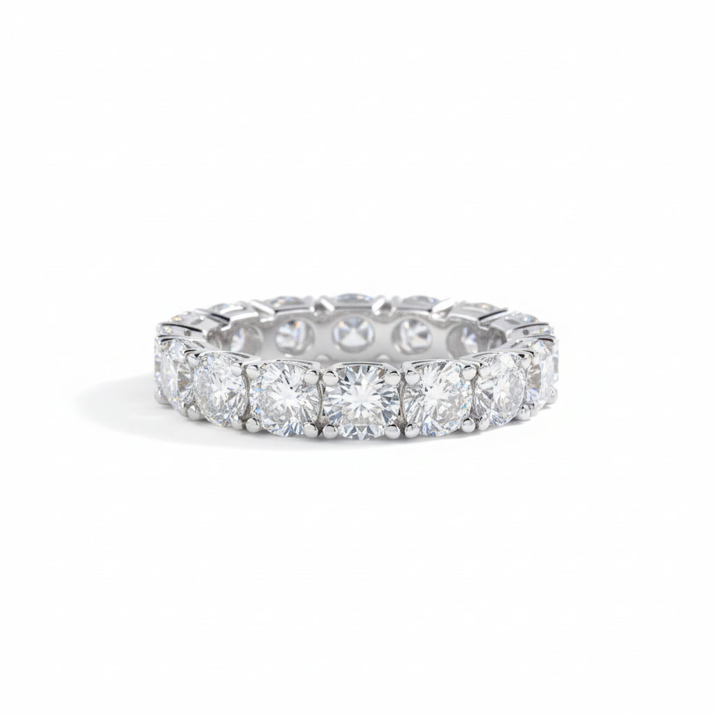 Alliance Mariage Moissanite D Color VVS1 - Viviane