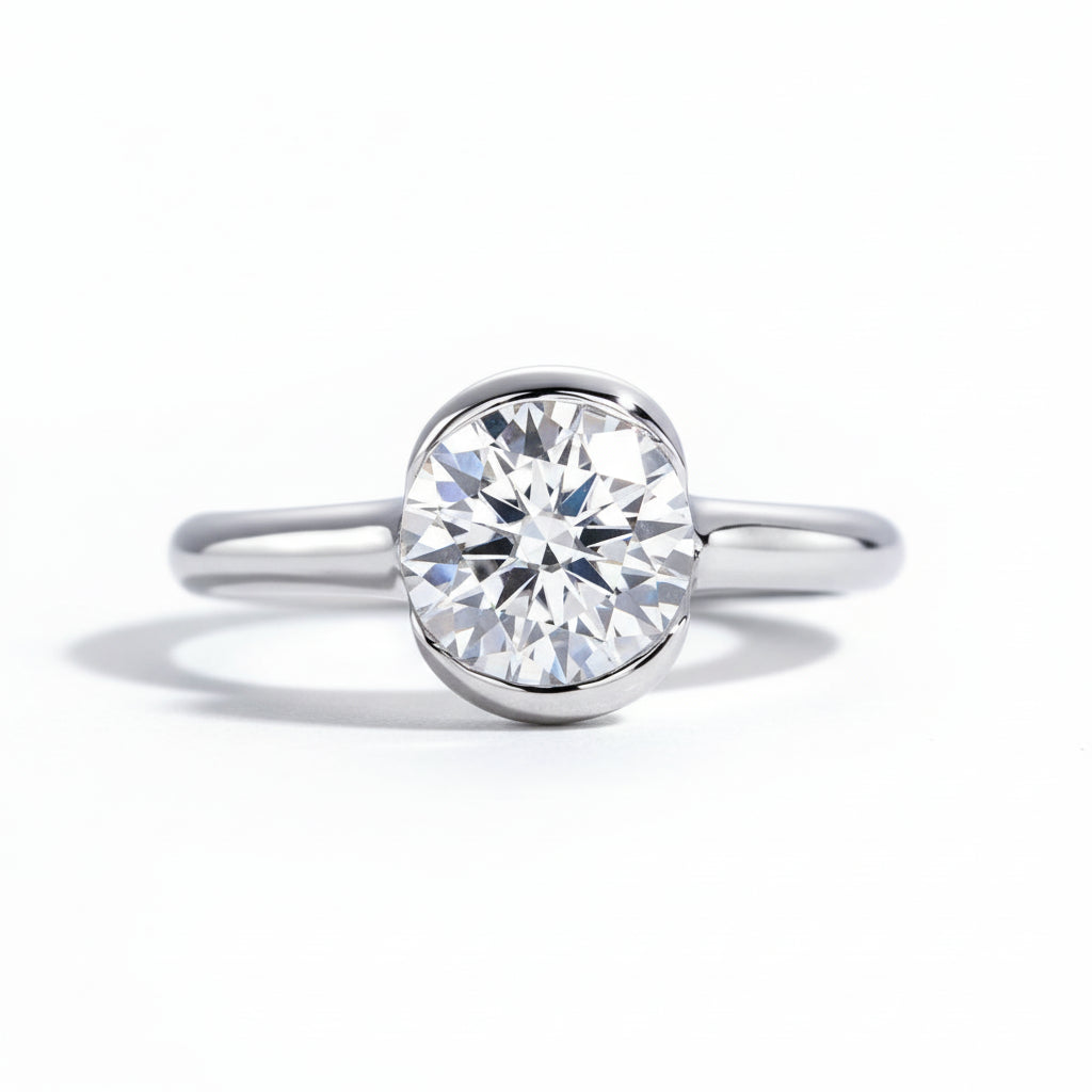 Bague de Fiançailles Moissanite D Color VVS1 - Astrid