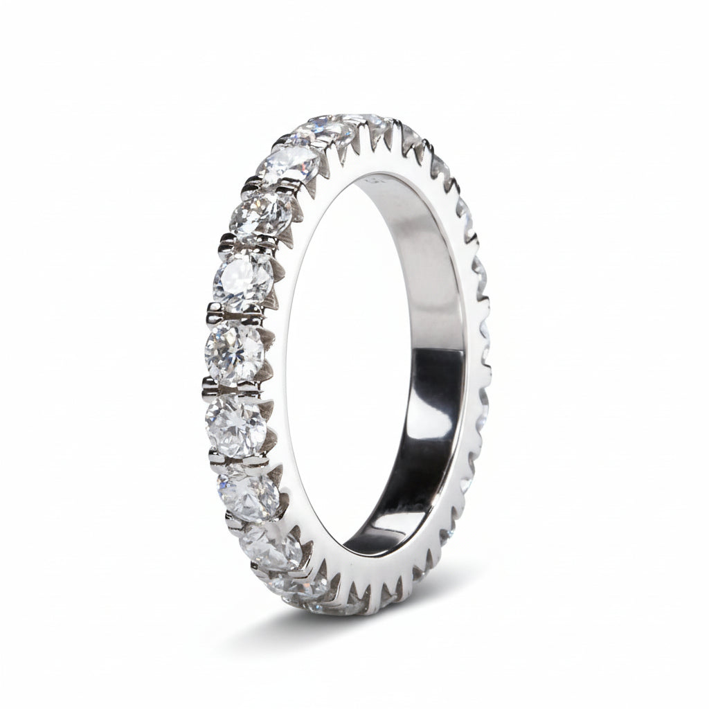 Bague de Mariage Moissanite D Color VVS1 - Aurore