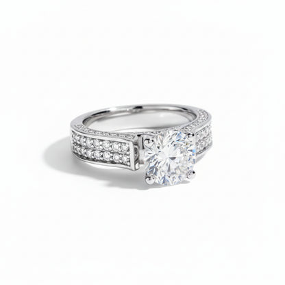 Bague de Fiançailles Femme Moissanite D Color VVS1 - Amabel