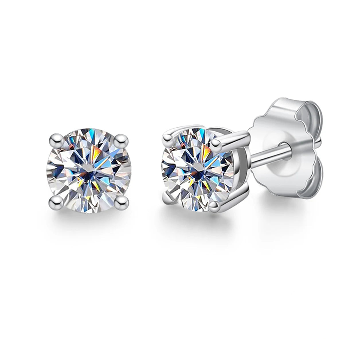 Boucles D'oreilles Moissanite D Color VVS1 - Neila