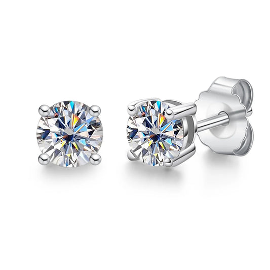 Boucles D'oreilles Moissanite D Color VVS1 - Neila