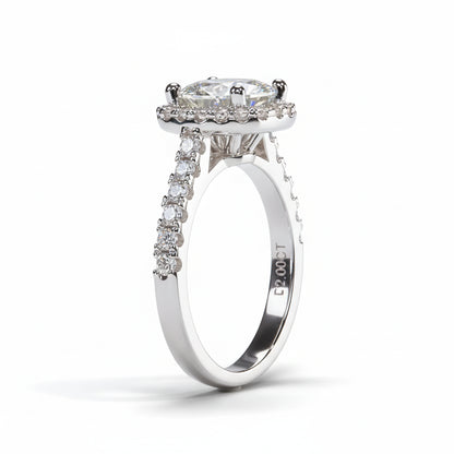 Bague de Fiançailles Moissanite D Color VVS1 - Cleo