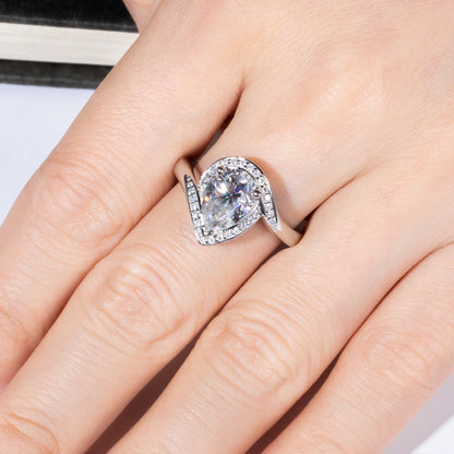 Bague de Fiançailles Moissanite D Color VVS1 - Lya
