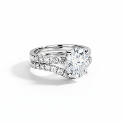 Bague de Fiançailles Femme Moissanite D Color VVS1 - Joy