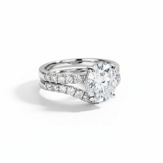 Bague de Fiançailles Femme Moissanite D Color VVS1 - Joy