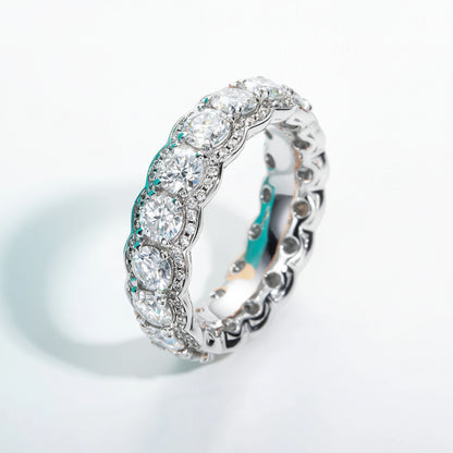 Bague de Mariage Moissanite D Color VVS1 - Marguerite