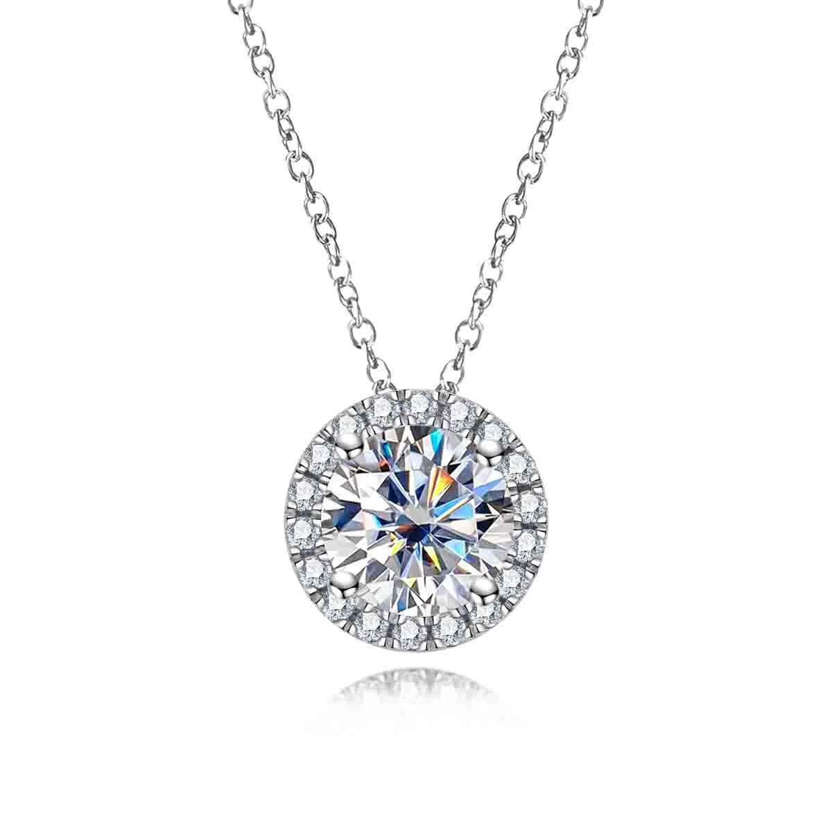Pendentifs Femme Moissanite D Color VVS1 - Junon