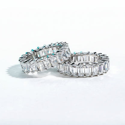 Alliance Mariage Moissanite D Color VVS1 - Valentine