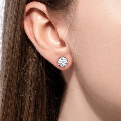 Boucles D'oreilles Clou Moissanite D Color VVS1 - Automne