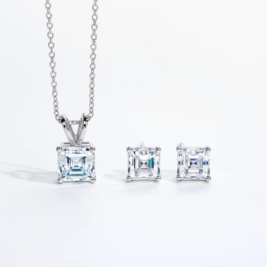 Parure Bijoux Moissanite D Color VVS1 - Elya