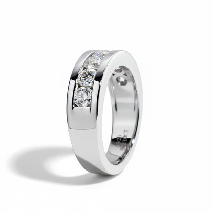 Bague Mariage Moissanite D Color VVS1 - Agathe