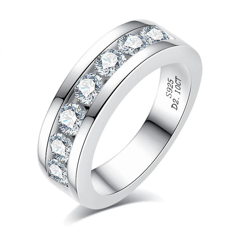 Bague Mariage Moissanite D Color VVS1 - Agathe