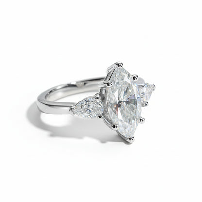 Bague de Fiançailles Moissanite D Color VVS1 - Anita