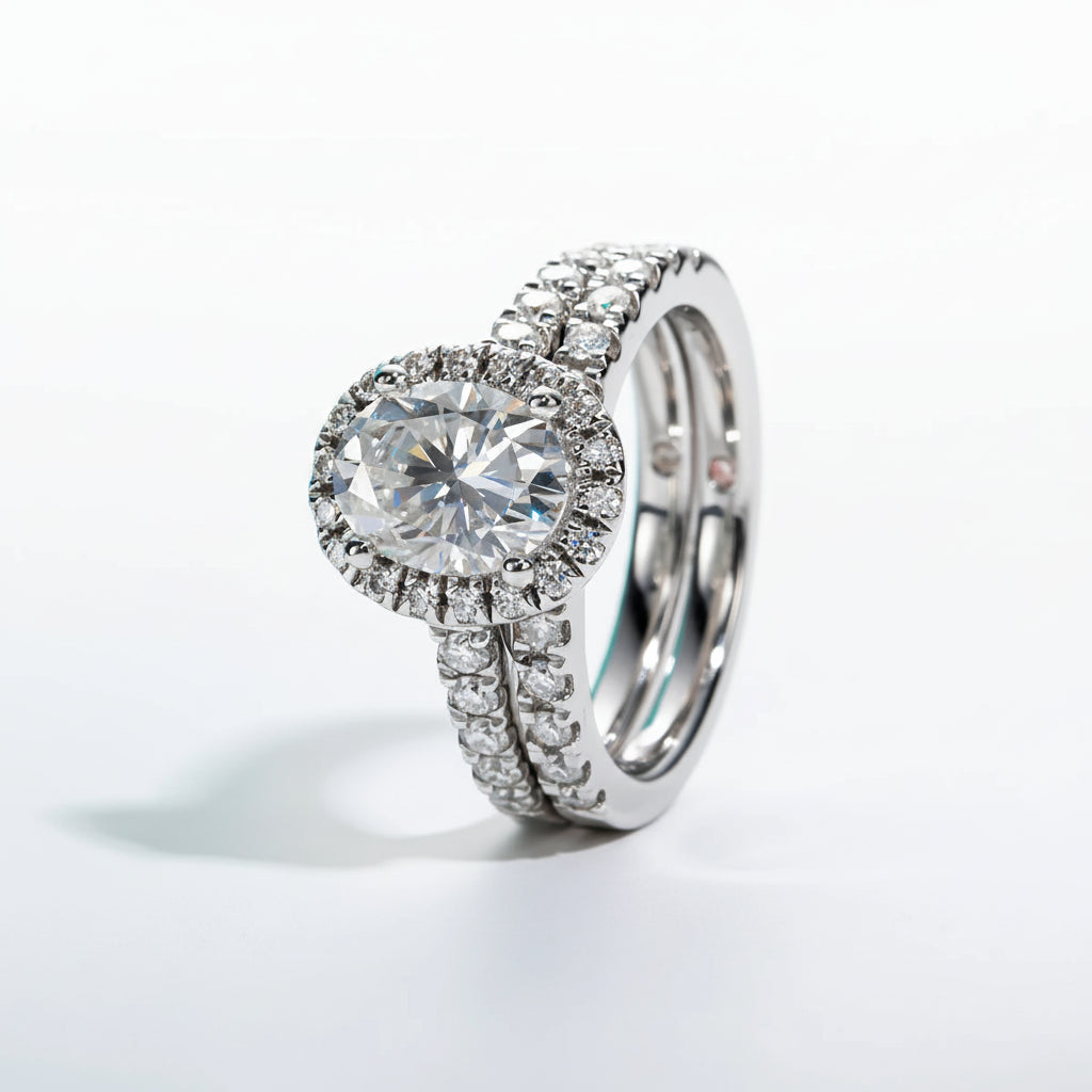 Bague de Fiançailles Moissanite D Color VVS1 - Anouk