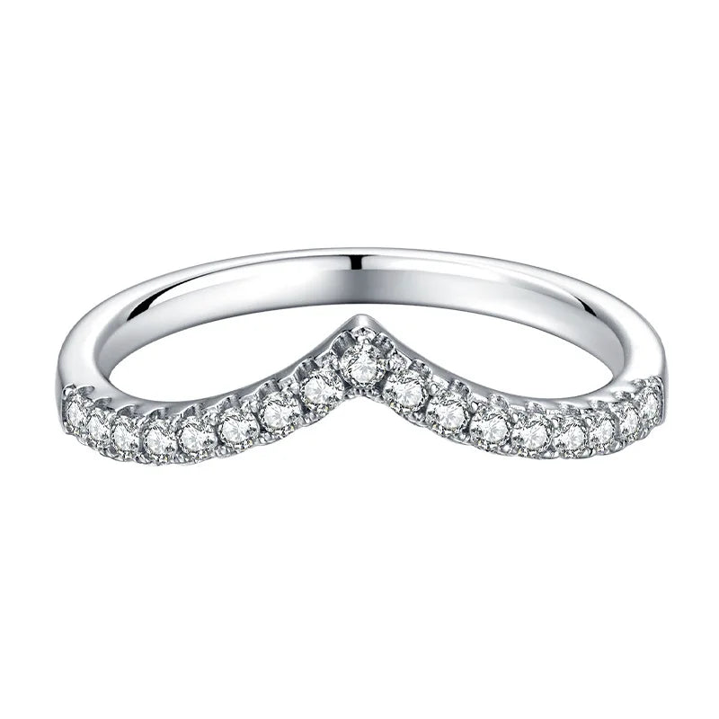 Alliance de Mariage Femme Moissanite D Color VVS1 - Téa