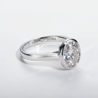 Bague de Fiançailles Femme Moissanite D Color VVS1 - Charlotte