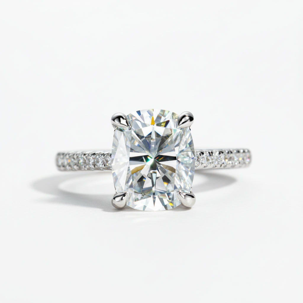 Bague de Fiançailles Femme Moissanite D Color VVS1 - Mia