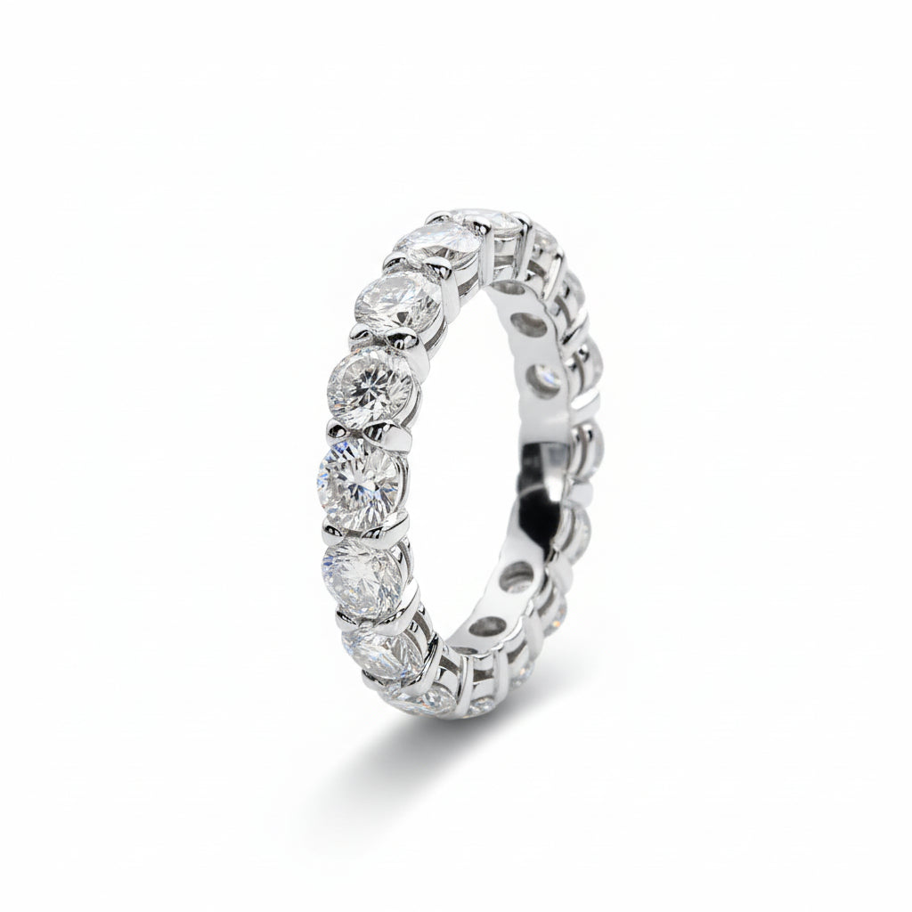 Alliance de Mariage Femme Moissanite D Color VVS1 - Chloé