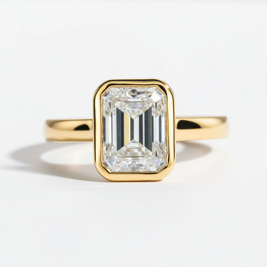 Bague de Fiançailles Femme Moissanite D Color VVS1 - Romy