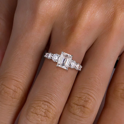 Bague de Fiançailles Moissanite D Color VVS1 - Alessa