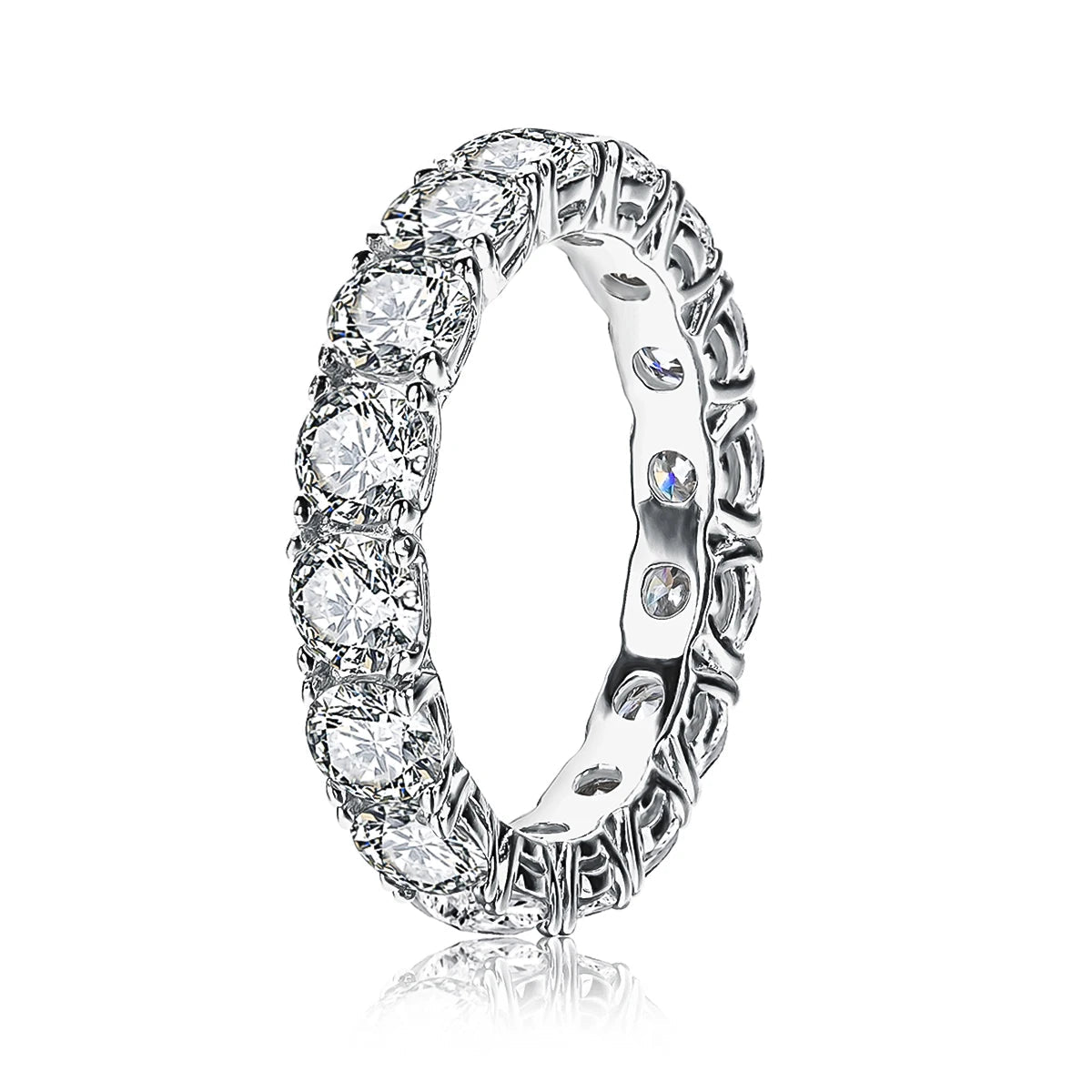 Alliance Mariage Moissanite D Color VVS1 - Viviane
