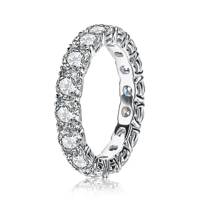 Alliance Mariage Moissanite D Color VVS1 - Viviane