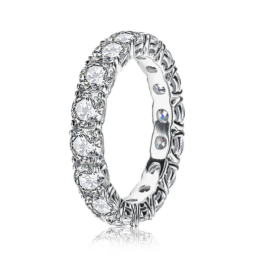 Alliance Mariage Moissanite D Color VVS1 - Viviane