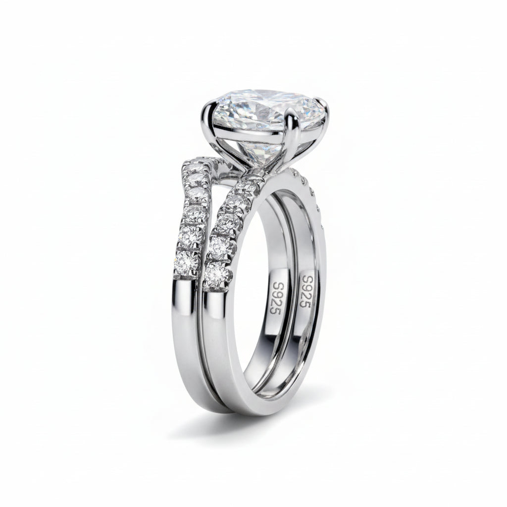 Bague de Fiançailles Femme Moissanite D Color VVS1 - Joy